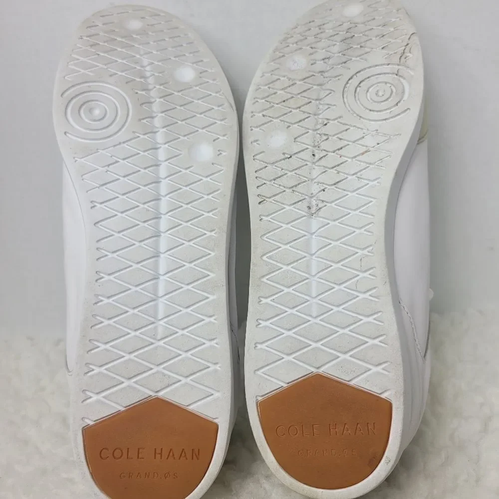 Cole Haan  Grand Cross Turf Womens Size 10 Sneaker White Leather Lace Up G